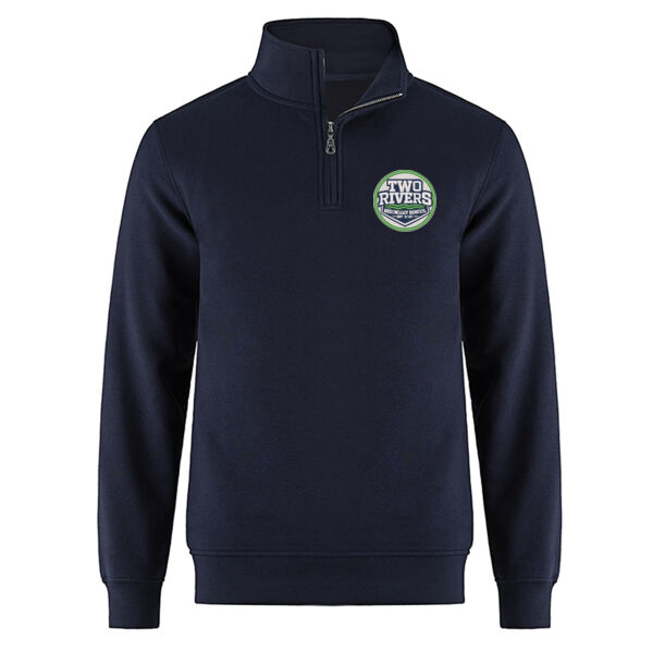 Embroidered Flux Adult 1/4 Zip Thumbnail