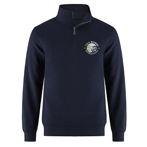 Embroidered Flux Adult 1/4 Zip Thumbnail